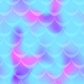 Cyan pink mermaid background. Winter iridescent background.