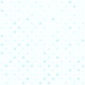 Cyan shamrock pattern. Seamless vector background