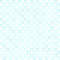 Cyan shamrock pattern. Seamless vector