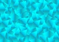 Cyan triangle background Royalty Free Stock Photo