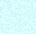 Cyan triangle pattern. Seamless vector Royalty Free Stock Photo