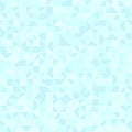 Cyan triangle pattern. Seamless vector Royalty Free Stock Photo