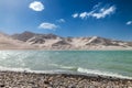 The cyan water and blue sky in Kashgar city of Xinjiang Royalty Free Stock Photo