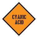 Cyanic acid sign