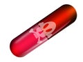 Cyanide capsule Royalty Free Stock Photo