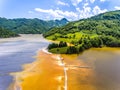 Cyanide pollution at Geamana Lake near Rosia Montana Royalty Free Stock Photo