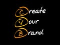 CYB - Create Your Brand, acronym business concept