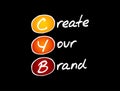 CYB - Create Your Brand, acronym