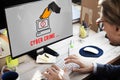 Cyber Attack Crime Fraud Hacker Security System Concept Royalty Free Stock Photo