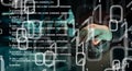 Cyber attack, futuristic cyber crime Royalty Free Stock Photo