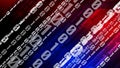 Binary background exploring changing world of cyber security and machine learning through abstract binary code and data