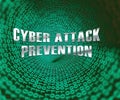 Cyber Attack Prevention Security Firewall 3d Illustration Royalty Free Stock Photo