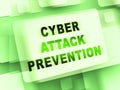 Cyber Attack Prevention Security Firewall 3d Rendering Royalty Free Stock Photo