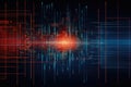 Cyber attacks abstract background with virtual hacks Royalty Free Stock Photo