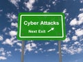 Cyber attacks Royalty Free Stock Photo