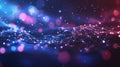 Cyber big data flow. Blockchain data fields. Network line connecting stream. Concept of AI technology, digital Royalty Free Stock Photo