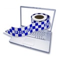 Computer Crime Security Hack Royalty Free Stock Photo