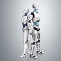 Cyber duet. Two robots