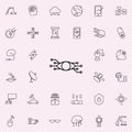 cyber eye symbol icon. New Technologies icons universal set for web and mobile Royalty Free Stock Photo