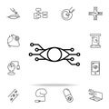 cyber eye symbol icon. New Technologies icons universal set for web and mobile Royalty Free Stock Photo