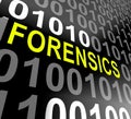 Cyber Forensics Computer Crime Analysis 3d Illustration