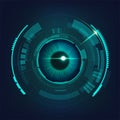 Electronic Eye Royalty Free Stock Photo