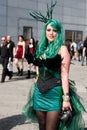 Cyber girl at Wave-Gotik-Treffen Royalty Free Stock Photo