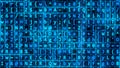 Cyber Hacking Ciphertext Random Computer Code Virus Digital Matrix - Abstract Background Texture Royalty Free Stock Photo