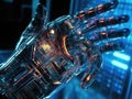 Cyber hand controlling holographic windows