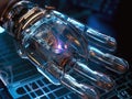 Cyber hand controlling holographic windows