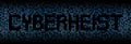 Cyber Heist text on hex code illustration Royalty Free Stock Photo