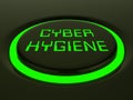 Cyber Hygiene Healthy Data Structure 3d Rendering