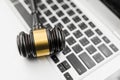 Cyber law security judgment sue on court, Digital online auction, Internet AI lawyer prompt judge technology