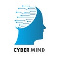 Cyber mind logo