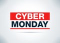 Cyber Monday Abstract Flat Background Design Illustration Royalty Free Stock Photo
