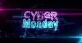 Cyber Monday abstract loopable