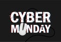 Cyber Monday background design. EPS 10 vector illustration Royalty Free Stock Photo
