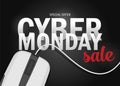 Cyber Monday background design. EPS 10 vector illustration Royalty Free Stock Photo