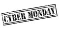Cyber monday free stamp Royalty Free Stock Photo