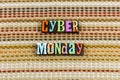 Cyber Monday internet sales day Royalty Free Stock Photo