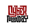 Cyber Monday Lettering