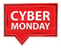 Cyber Monday misty rose pink banner button