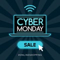 Cyber monday promotional sale