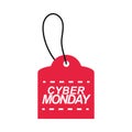 Cyber monday, red tag price market