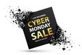 Cyber Monday Sale Abstract Background