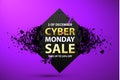 Cyber Monday Sale Abstract Background