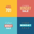 Cyber Monday sale Royalty Free Stock Photo