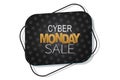 Cyber Monday sale banner. Website or newsletter sign. Special offer discount.