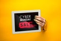 Cyber monday sale concept Royalty Free Stock Photo