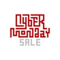 Cyber Monday Sale Lettering